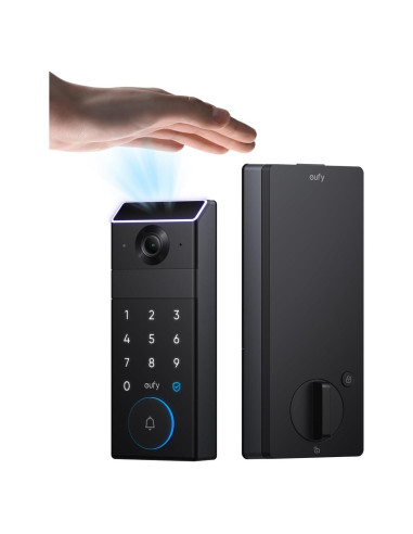 Cerradura Inteligente eufy FamiLock S3 con Video y Vena de Palma