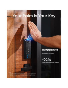 Cerradura Inteligente eufy FamiLock S3 con Video y Vena de Palma 2