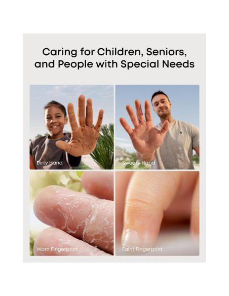 Cerradura Inteligente eufy FamiLock S3 con Video y Vena de Palma