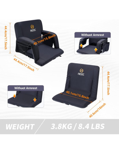 Asiento de Estadio Calentable Nice C NC-STAMASSHEAT-1111