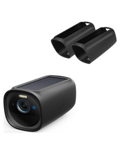 Funda de Silicona Impermeable OWOKISO para EufyCam 3 Negra