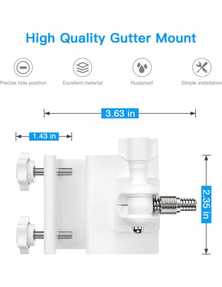 Soporte para cámara de seguridad OkeMeeo para eufyCam y Arlo
