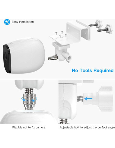 Soporte para cámara de seguridad OkeMeeo para eufyCam y Arlo