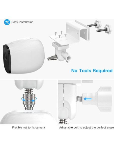 Soporte para cámara de seguridad OkeMeeo para eufyCam y Arlo
