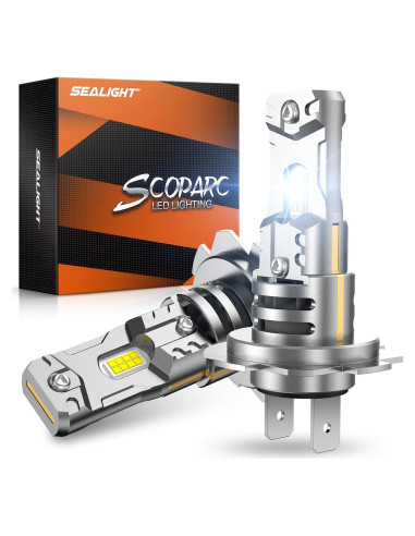 Bombillas de Luz de Niebla H7 SEALIGHT S3 32000LM 60000h