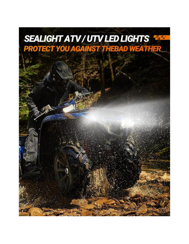 Bombillas de Luz de Niebla H7 SEALIGHT S3 32000LM 60000h