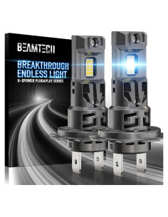 Bombillas H7 BEAMTECH G-XPower 6500K Luz Blanca 2 Unidades