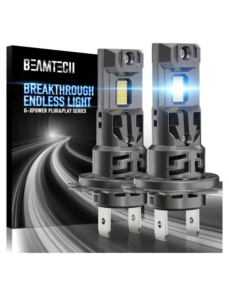 Bombillas H7 BEAMTECH G-XPower 6500K Luz Blanca 2 Unidades