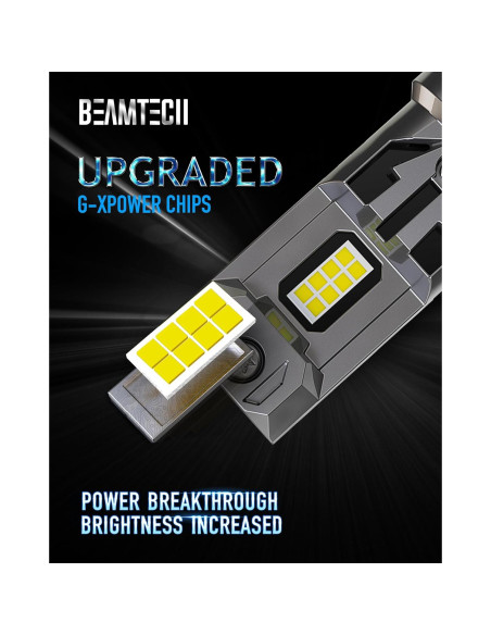 Bombillas H7 BEAMTECH G-XPower 6500K Luz Blanca 2 Unidades