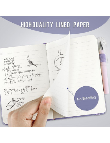 Cuadernos A6 Oucaru 3 Paquete Mariposa Multicolor 120 Páginas