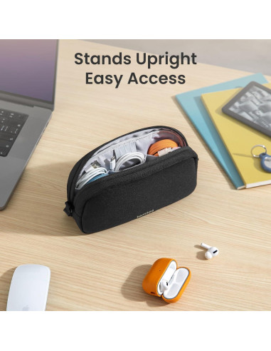 Organizador Electrónico de Viaje tomtoc Negro 23.5x6.5x12 cm