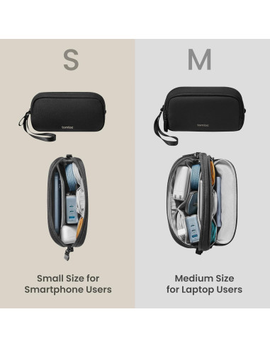 Organizador Electrónico de Viaje tomtoc Negro 23.5x6.5x12 cm