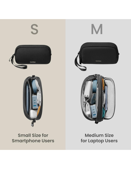 Organizador Electrónico de Viaje tomtoc Negro 23.5x6.5x12 cm