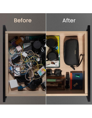 Organizador Electrónico de Viaje tomtoc Negro 23.5x6.5x12 cm