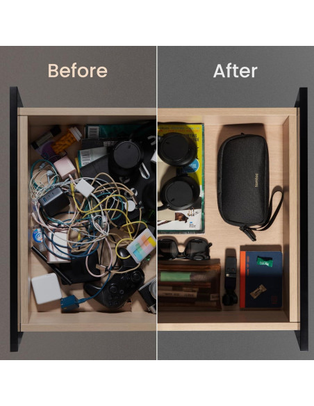 Organizador Electrónico de Viaje tomtoc Negro 23.5x6.5x12 cm