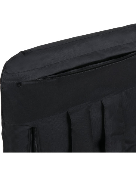 Silla de Estadio Plegable Smartxchoices Acolchada Negra 20.5"