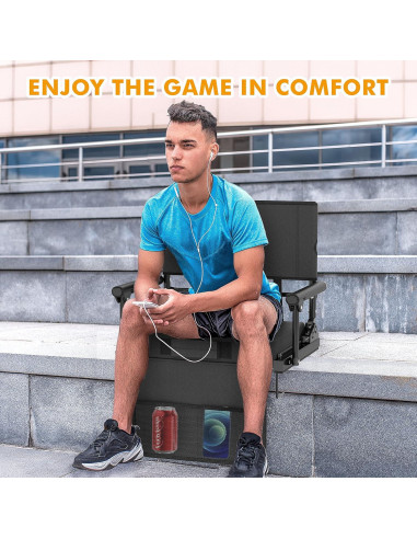 Asientos de Estadio Annzoe BTKTY001 con Soporte Espalda y Cojín