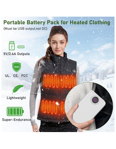 Cargador Portátil GrnOas.E 10000mAh Carga Rápida 22.5W Blanco