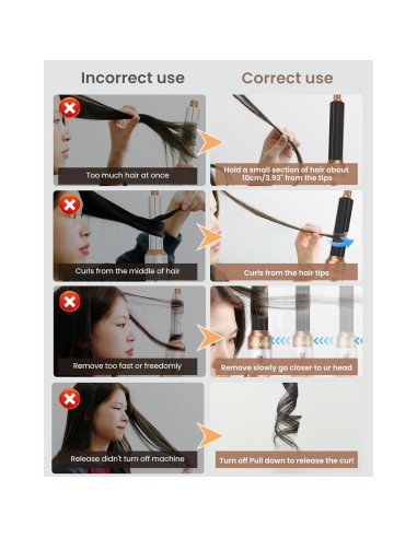 Secador y Cepillo 6 en 1 UKLISS Blanco - Estilizador Iónico para Cabello