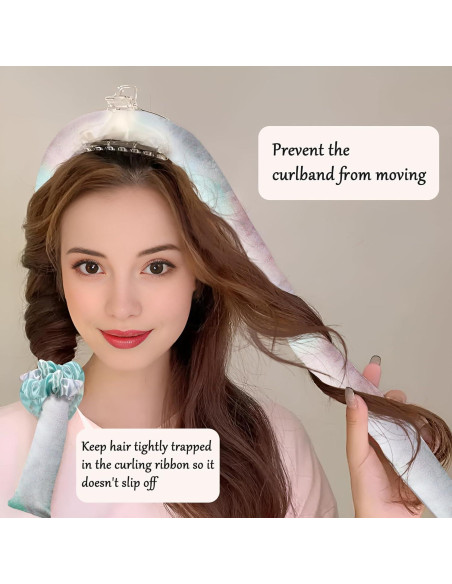 Rizador de Cabello Sin Calor KUTDEP - Diadema Ajustable para Rulos