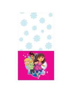 Cubierta de Mesa de Plástico Amscan Dora y Amigos 243.84x137.16 cm