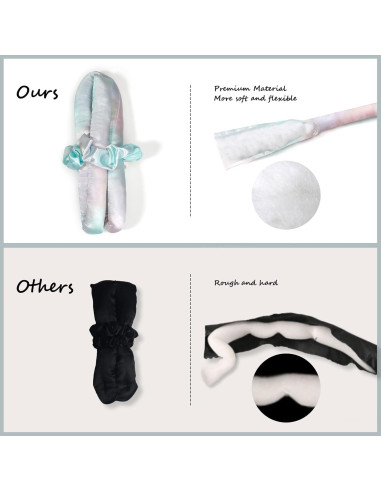 Rizador de Cabello Sin Calor KUTDEP - Diadema Ajustable para Rulos