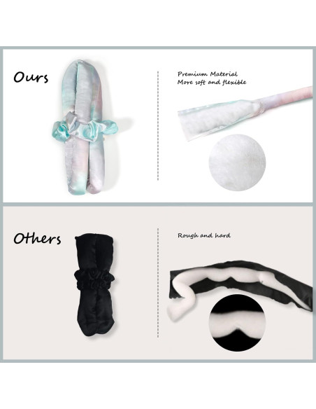 Rizador de Cabello Sin Calor KUTDEP - Diadema Ajustable para Rulos