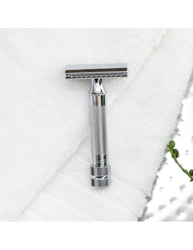 Maquinilla de Afeitar Merkur MK34C Doble Filo Mango Corto