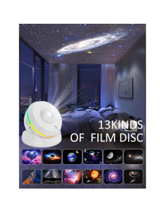 Proyector de Estrellas VanSmaGo Meteorito 13 en 1 Luz Nocturna 2