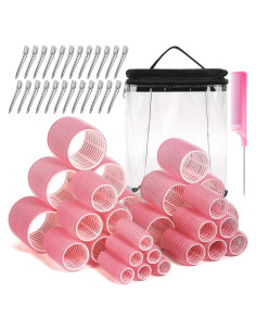 Juego de Rulos para Cabello Audab 56 Piezas con Clips y Bolsa