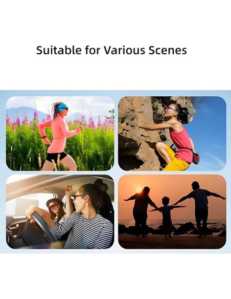 Gafas de grabación FNEWGK 1080p con tarjeta SD 32GB