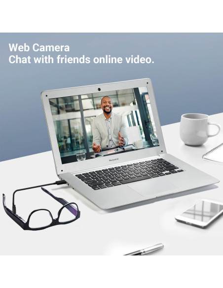 Gafas de grabación FNEWGK 1080p con tarjeta SD 32GB