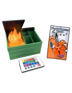 Organizador de Escritorio MunnyGrubbers Fuego de Basura LED