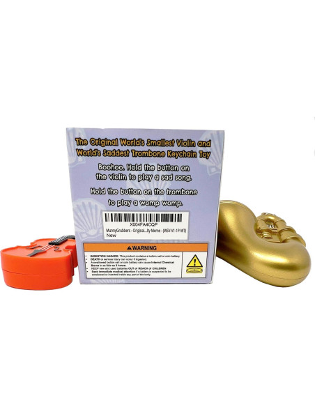 Llavero Musical MunnyGrubbers Violín y Trompeta Triste