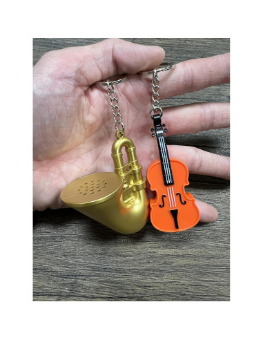 Llavero Musical MunnyGrubbers Violín y Trompeta Triste