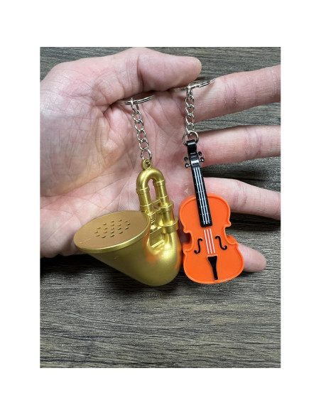 Llavero Musical MunnyGrubbers Violín y Trompeta Triste