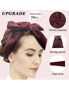 Banda Rizador de Cabello Sin Calor ZILAMPU 177.8 cm Terciopelo 2