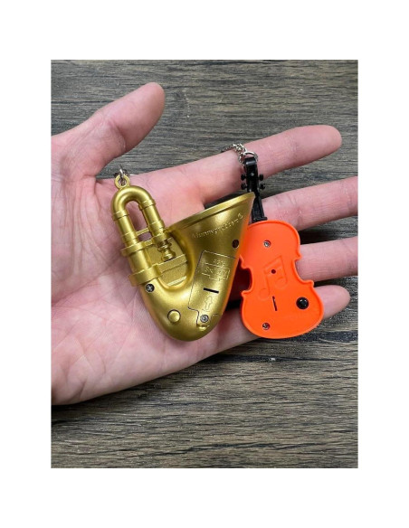 Llavero Musical MunnyGrubbers Violín y Trompeta Triste