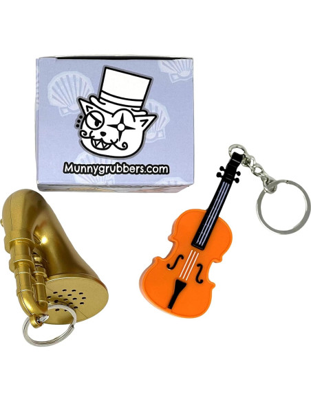 Llavero Musical MunnyGrubbers Violín y Trompeta Triste