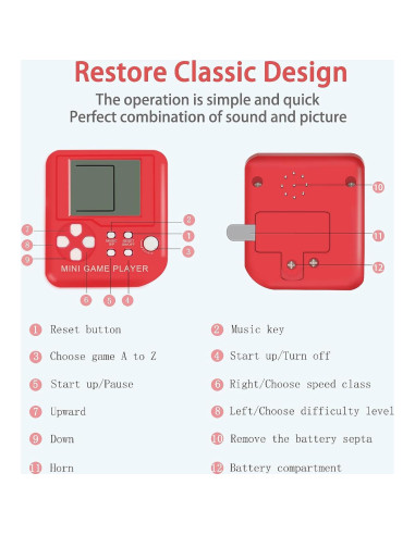 18 Llaveros Mini de Videojuegos DJMUMU para Niños Fiesta