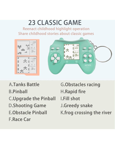 18 Llaveros Mini de Videojuegos DJMUMU para Niños Fiesta