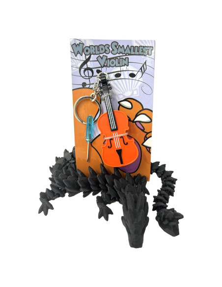 Llavero de Juguete Violín Miniatura MunnyGrubbers con Música