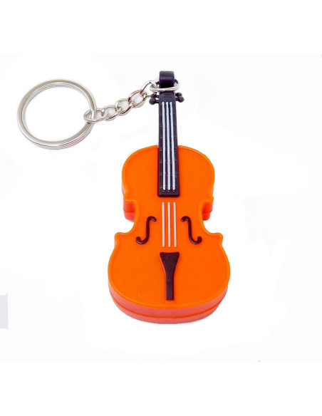 Llavero de Juguete Violín Miniatura MunnyGrubbers con Música