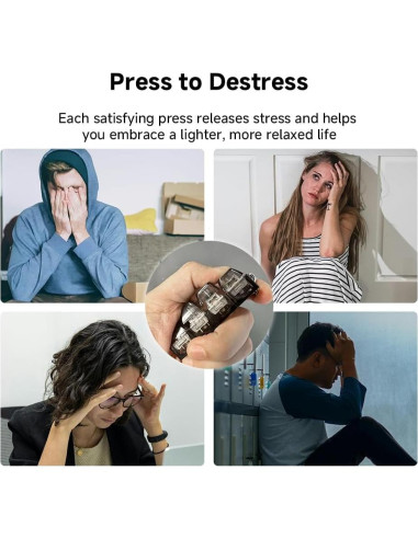 Juguete Antiestrés Teclado Clicker Goalife - 3 Piezas