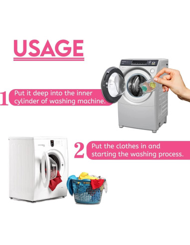 Cápsulas de Lavandería WBM Home 5-en-1 32 Unidades Rosa