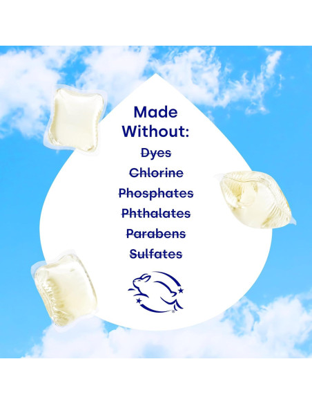 Pods de Detergente Biobasado Dropps 140 Conteo Lavanda