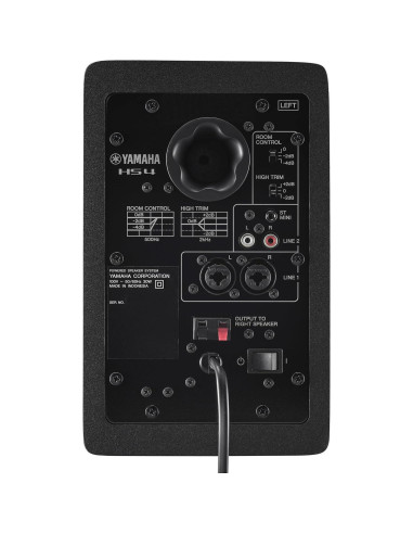 Monitores de Estudio Yamaha HS4 Alimentados en Negro - Par