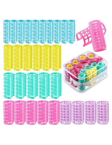 30 Rulos de Plástico Auto-Adhesivos WILLBOND - 5 Tamaños