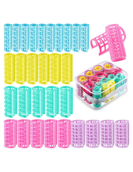 30 Rulos de Plástico Auto-Adhesivos WILLBOND - 5 Tamaños