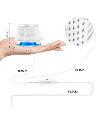 Altavoces Multimedia Sanyun SW102 5W x 2 Estéreo USB 3.5mm